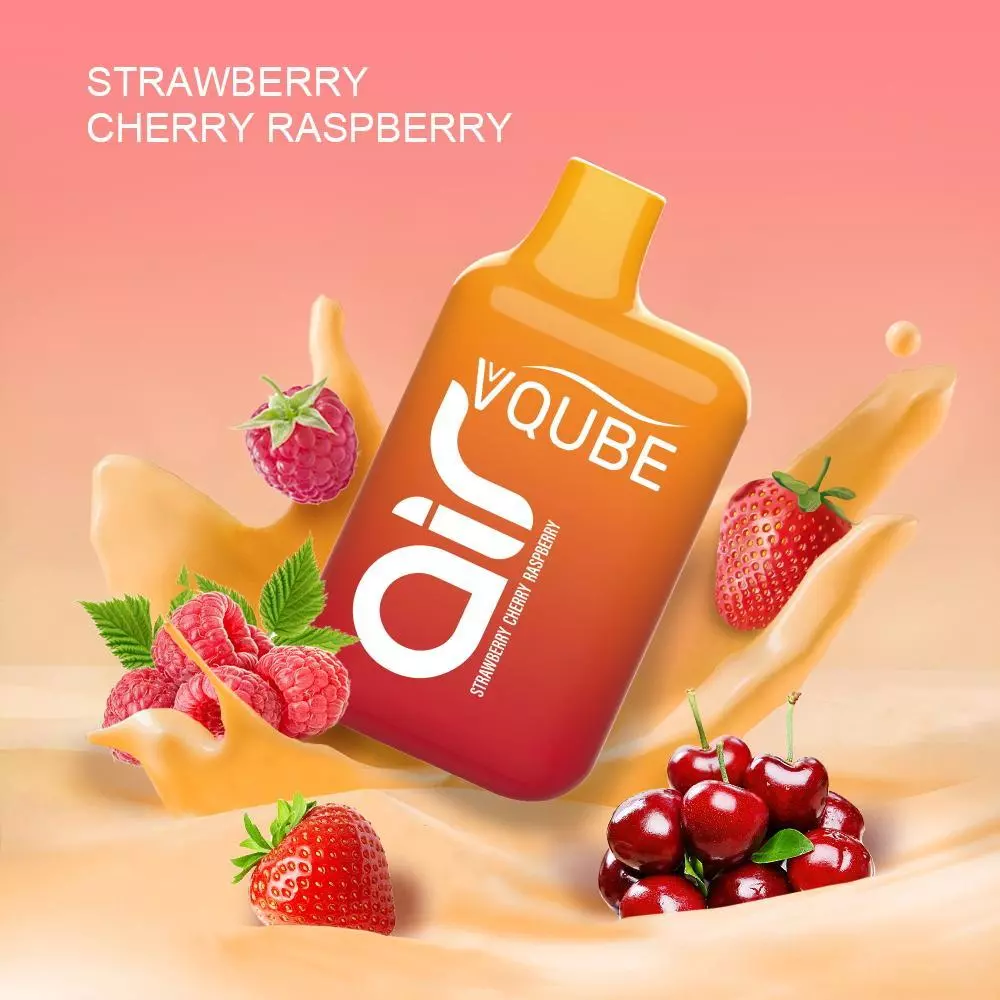 VQUBE AIR E-Shisha Strawberry Cherry Raspberry 20mg/ml Nikotin