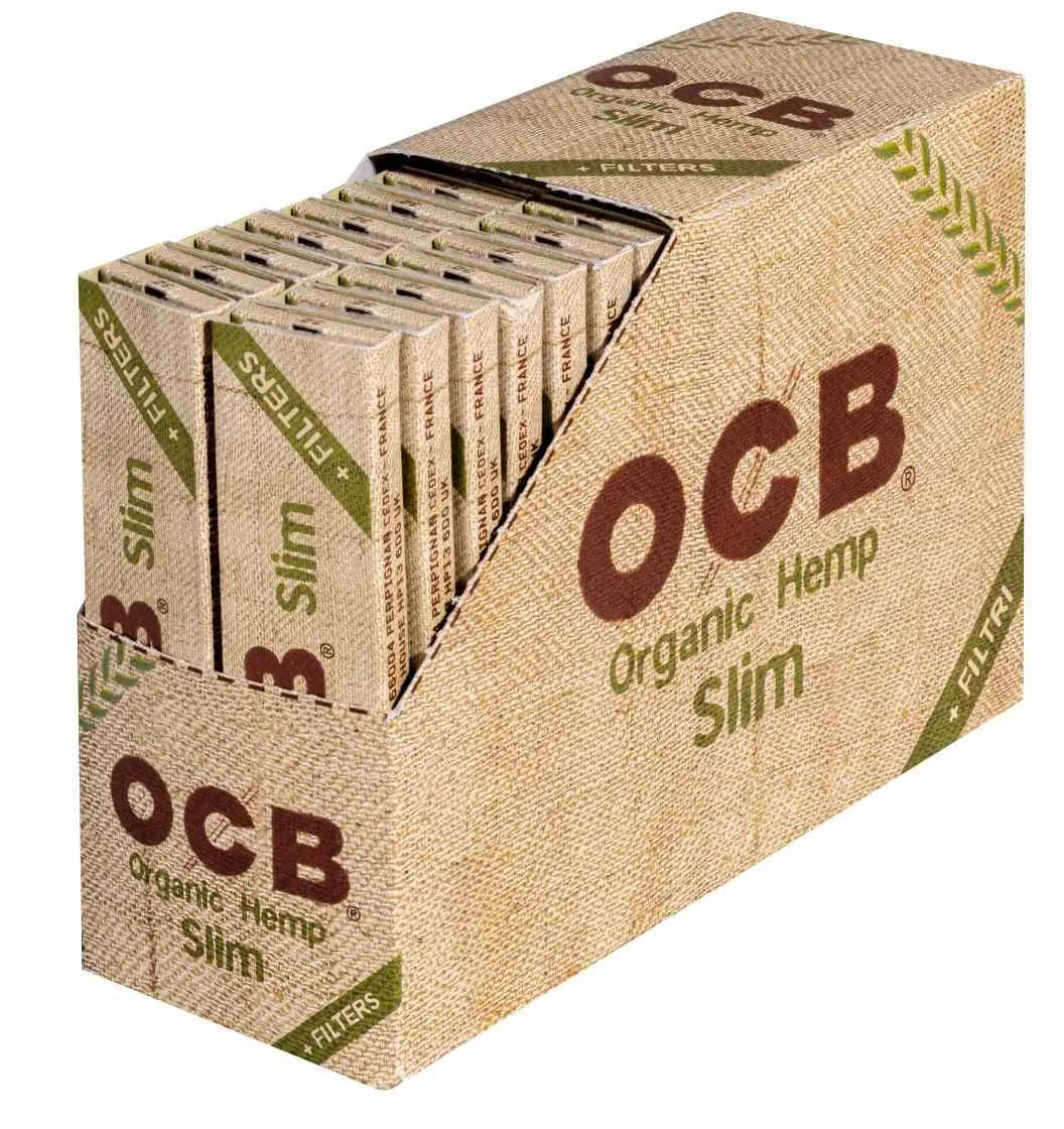 OCB Organic Hemp Slim+Tips