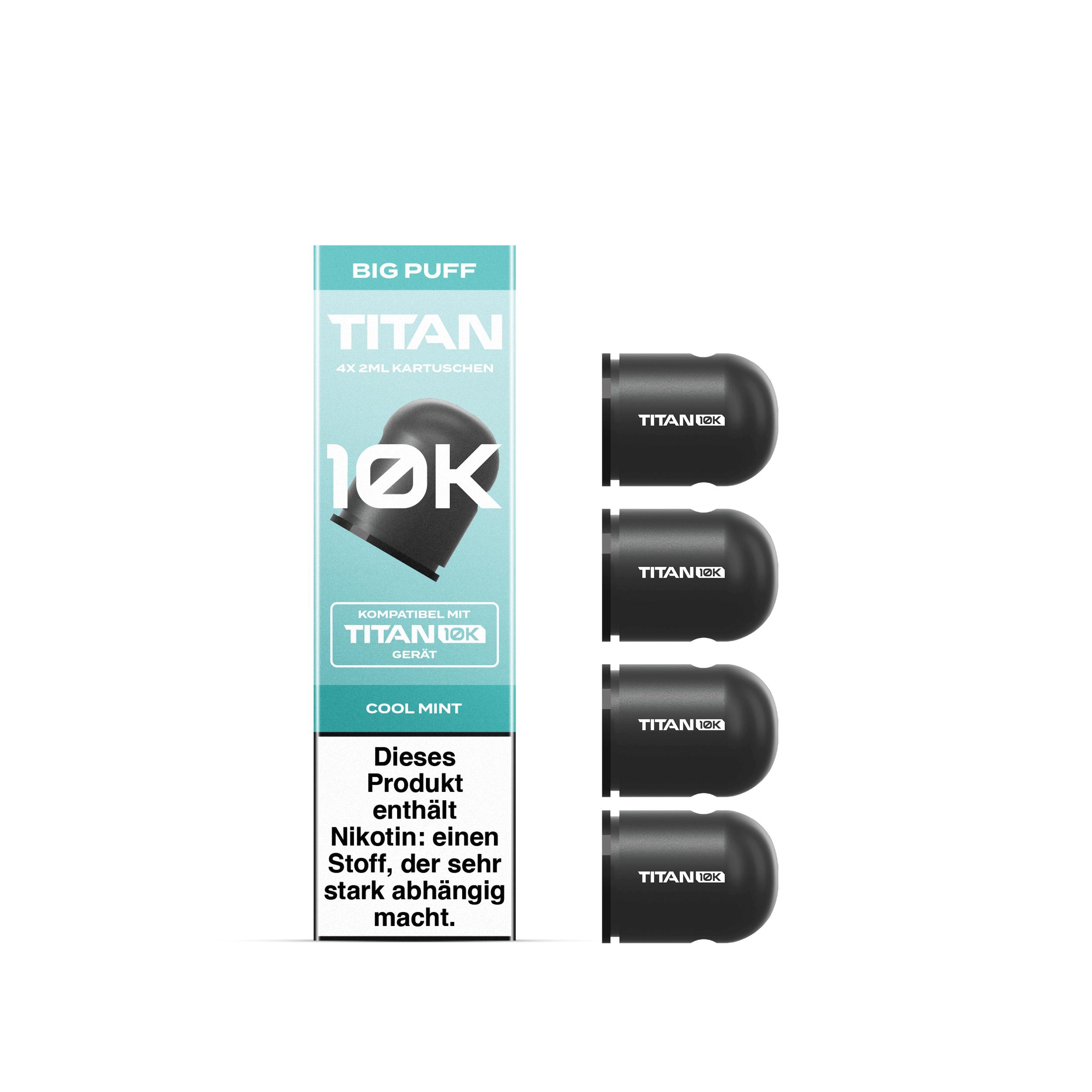 Titan 4 x 2ml Caps Cool Mint 20mg