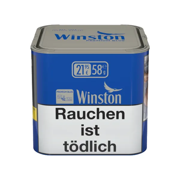 Winston Cigarette Tobacco Blue Premium 1 x 58g Tabak