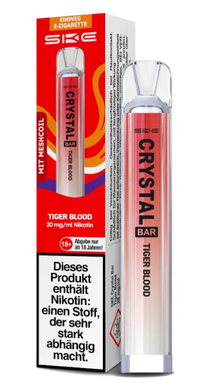 SKE Crystal Bar Tiger Blood 20mg/ml Nikotin