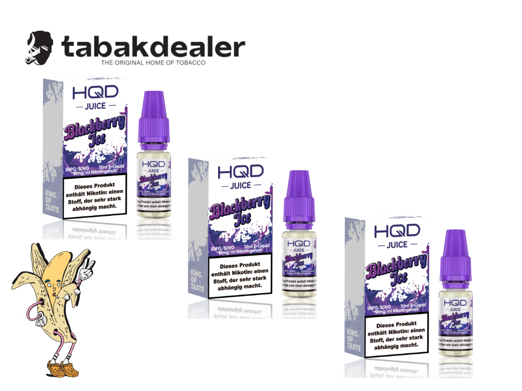 HQD Juice Blackberry Ice 18mg/ml 3er