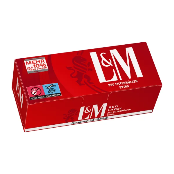 L&M Hülsen Red Extra 4 x 250 Stück