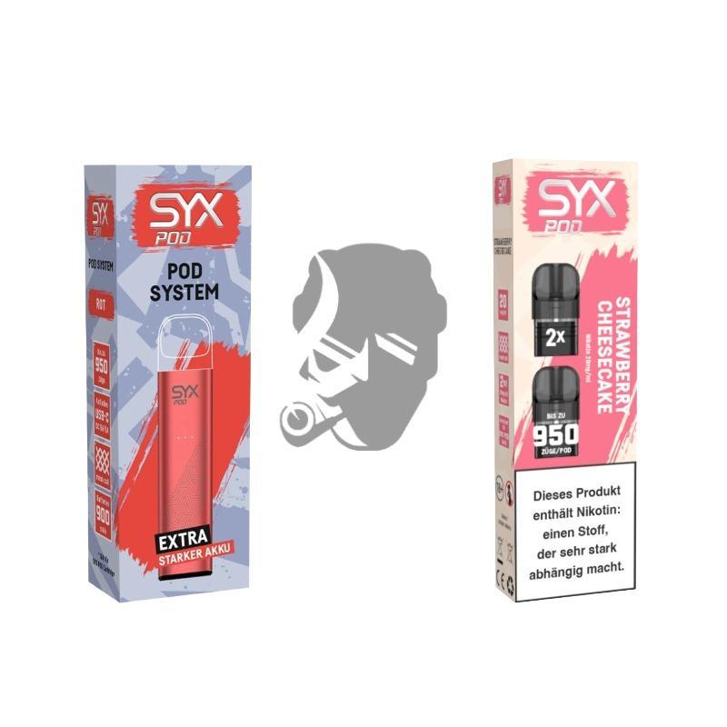 SYX Pod Red + Catridge Strawberry Cheesecake SYX Pod Red + Catridge Strawberry Cheesecake