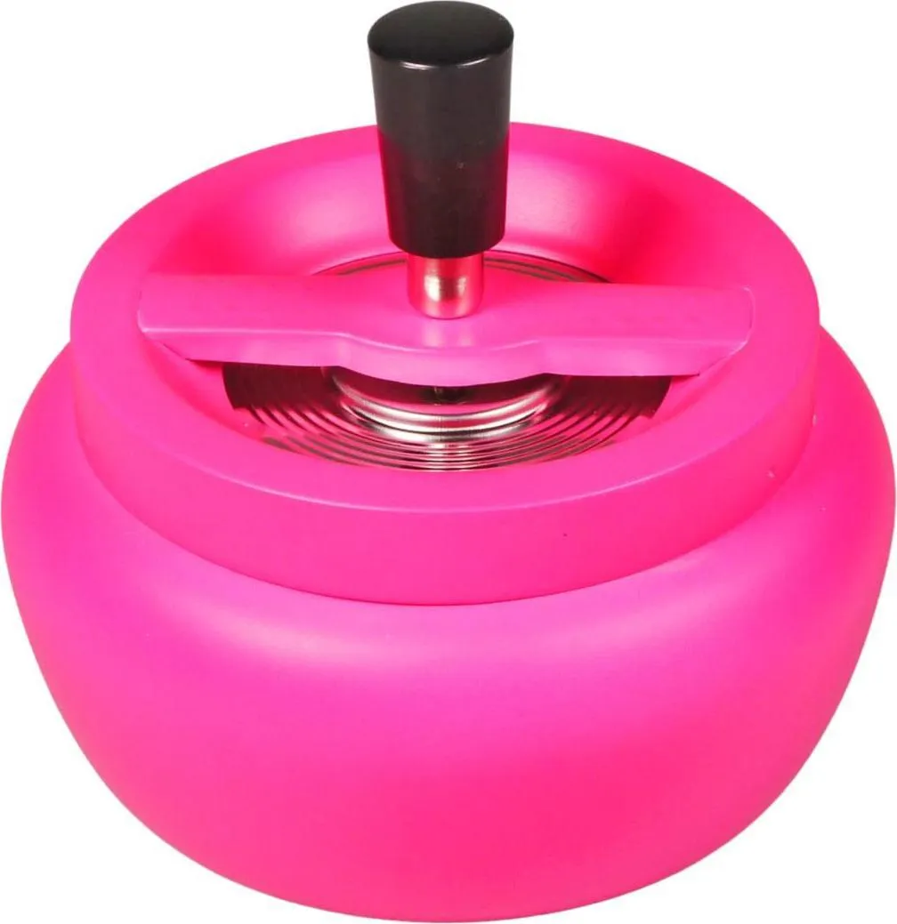 Drehascher bauchig neon pink matt 13 cm 1 Stück
