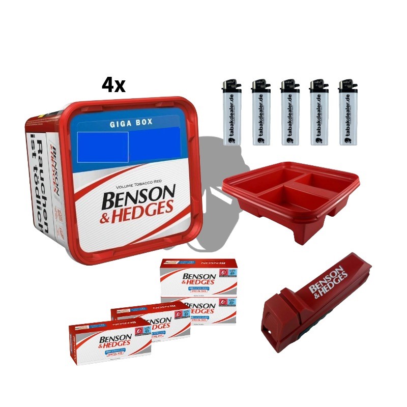 4x Benson & Hedges 255g Tabak 