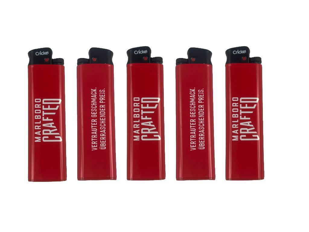 Marlboro Crafted Feuerzeuge 1 x 5 Stück