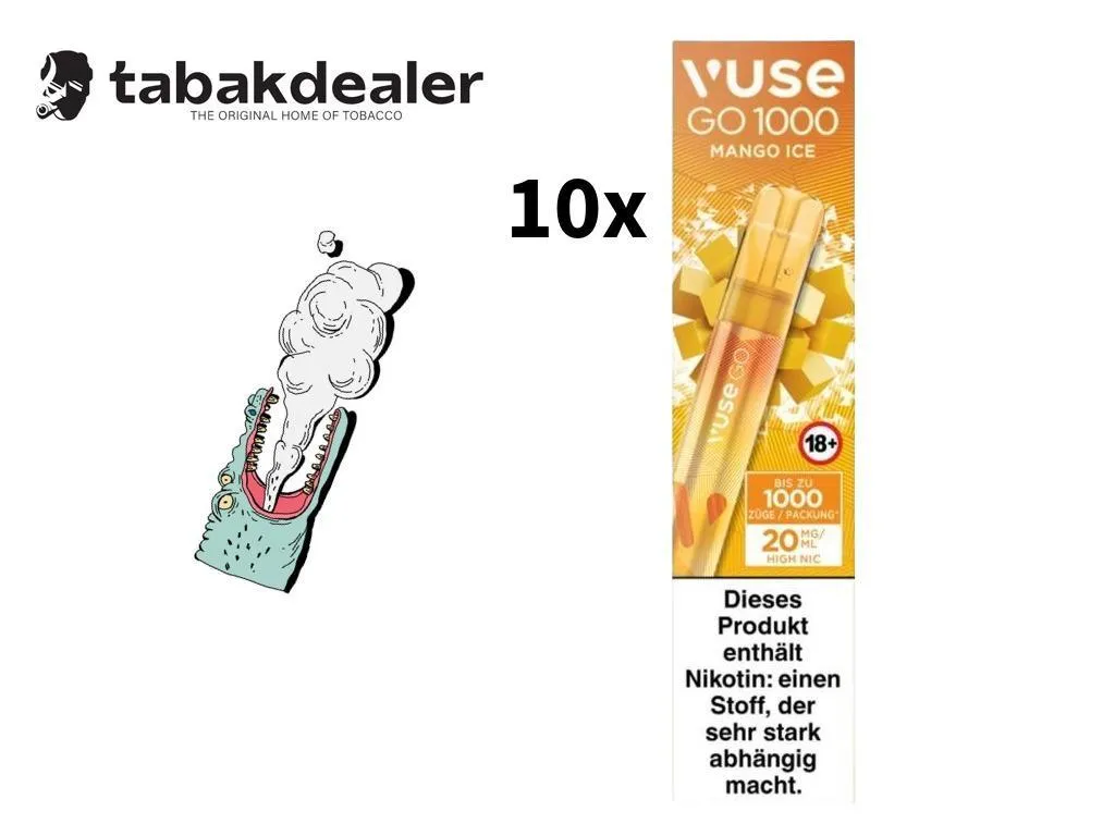 Vuse GO 1000 Mango Ice 10er