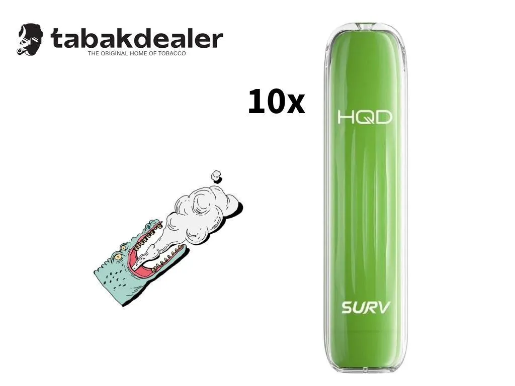 HQD SURV Passionsfruit Lemon 10 Stück
