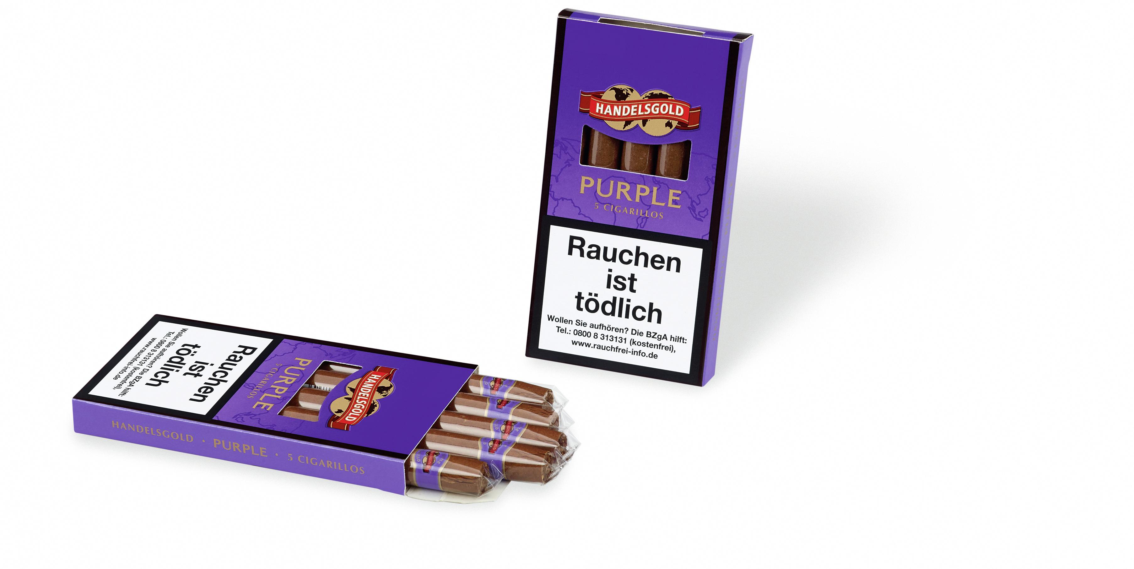 Handelsgold Sweet Purple Nr. 191 10 x 5 Zigarillos