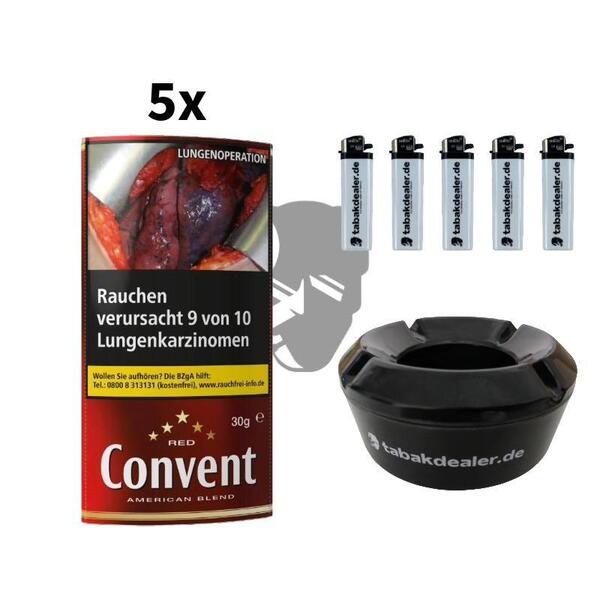 5x Convent Amer.Blend Red 30g 5x Convent Amer.Blend Red 30g