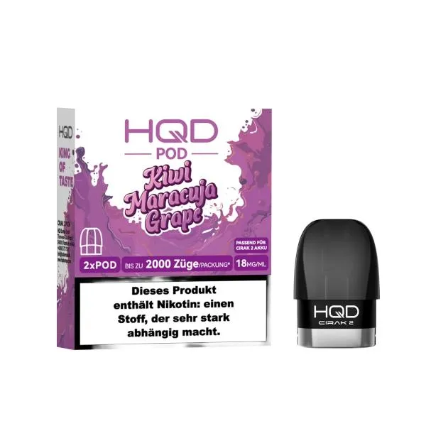 HQD Cirak 2 Pod Kiwi Maracuja Grape 18mg/ml Nikotin