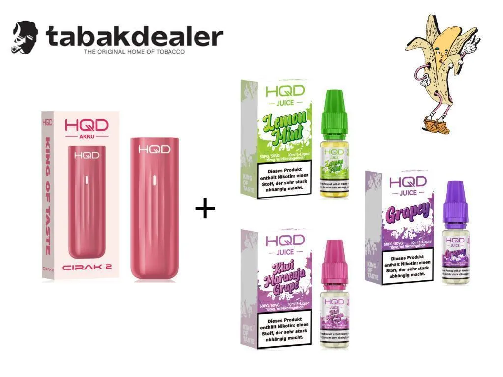 Starterkit Pink HQD Cirak 3er