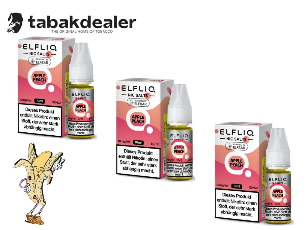 3 ELFLIQ Apple Peach 10 mg/ml 3 x 1 Stück
