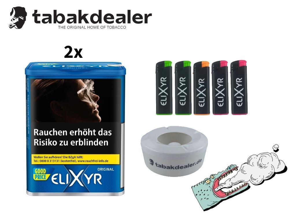2x Elixyr Blue Tobacco 102g Tabak  2x Elixyr Blue Tobacco 102g Tabak