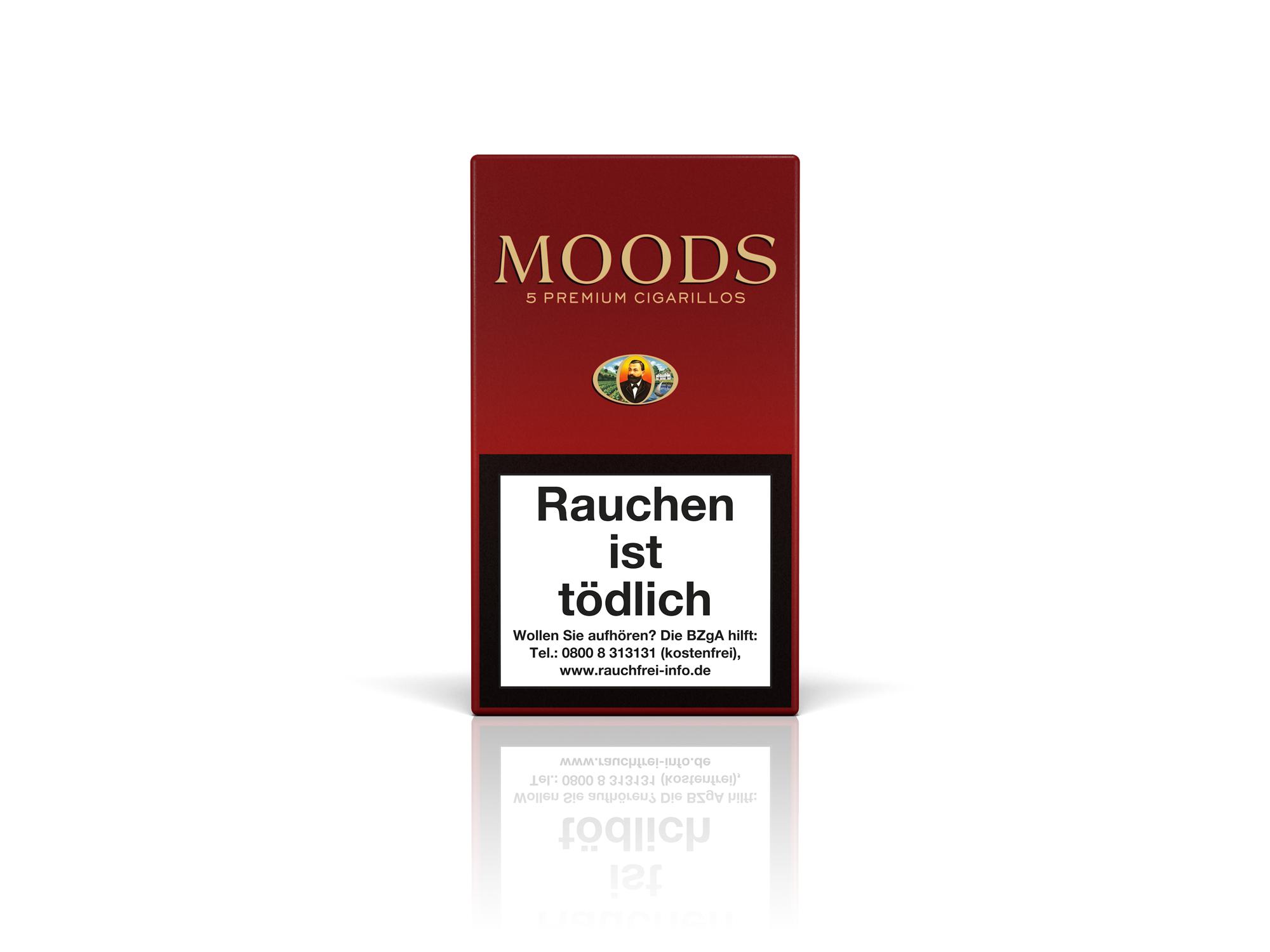 Dannemann Moods ohne Filter 10 x 5 Zigarillos