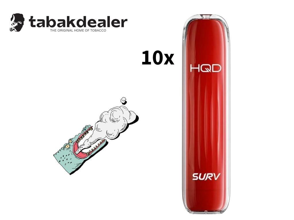HQD SURV Raspb. Strawb. Cherry 10 Stück