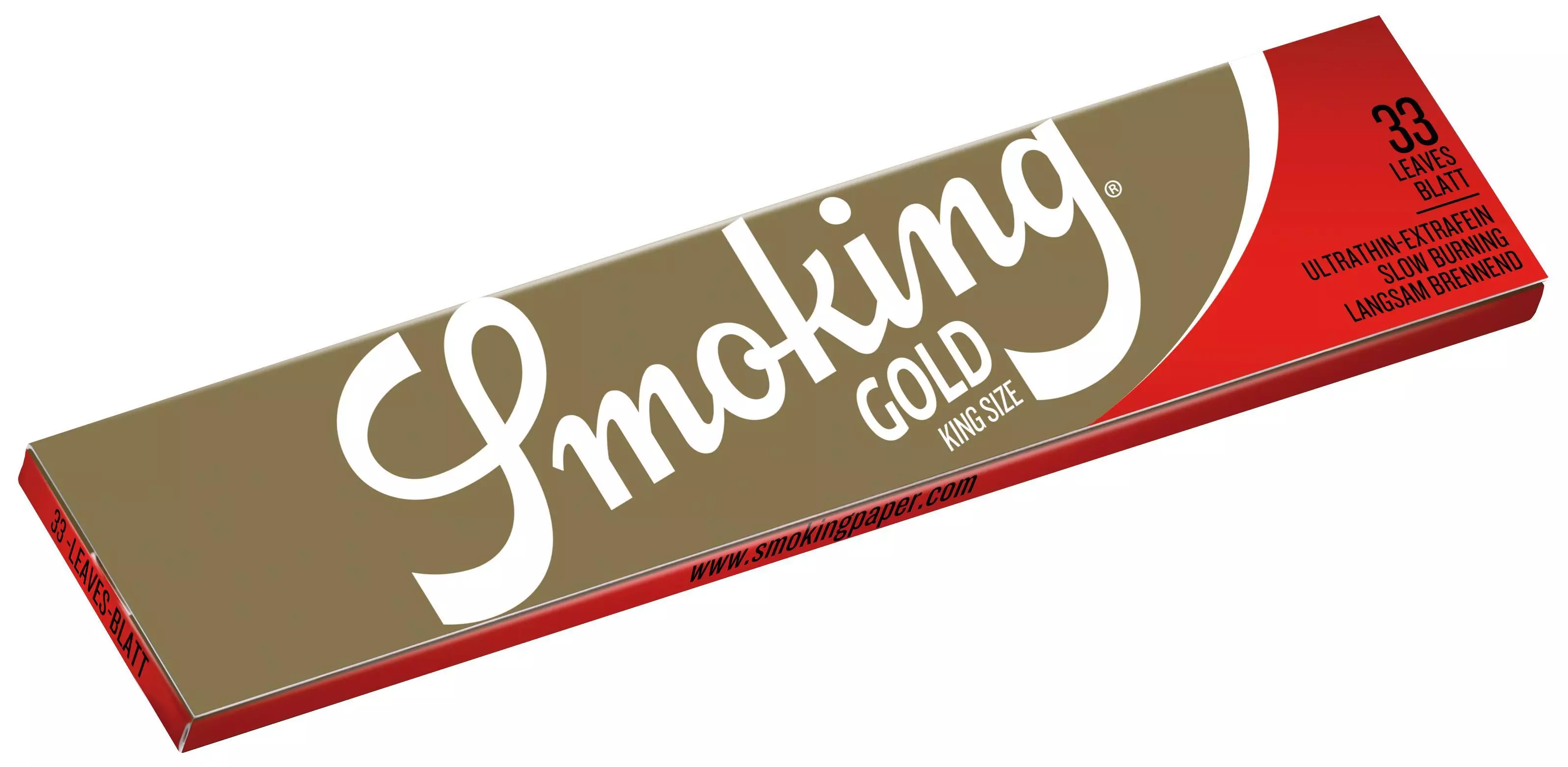 Smoking King Size Slim Gold 50 x 33 Blättchen 