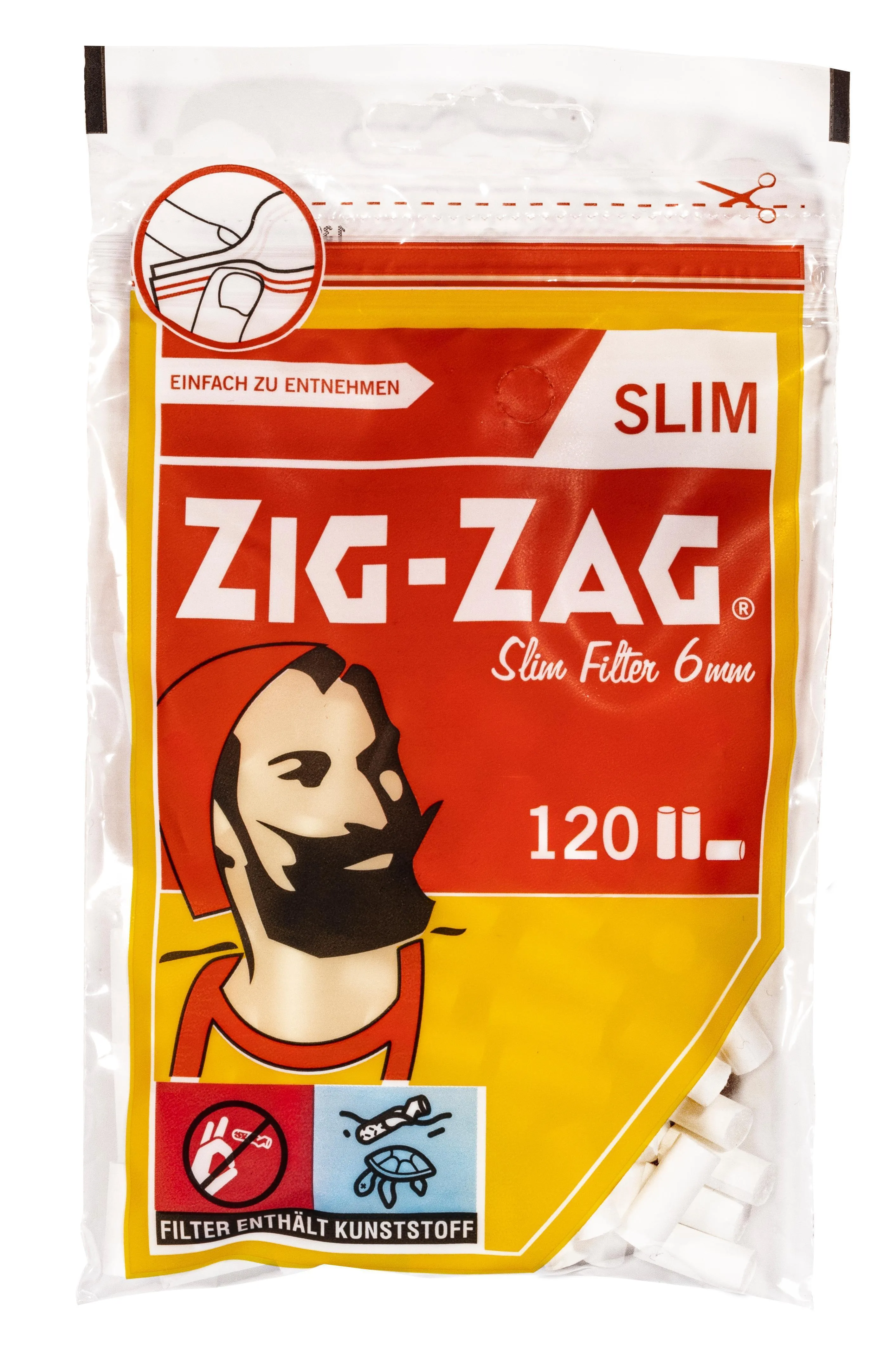 Zig Zag Spezial Drehfilter Slim 6mm 1 x 120 Filter