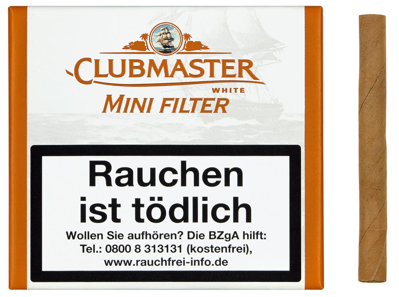 Clubmaster Mini Filter White Nr. 176  5 x 20 Zigarillos