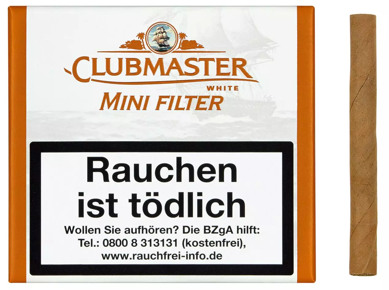 Clubmaster Mini Filter White Nr. 176 