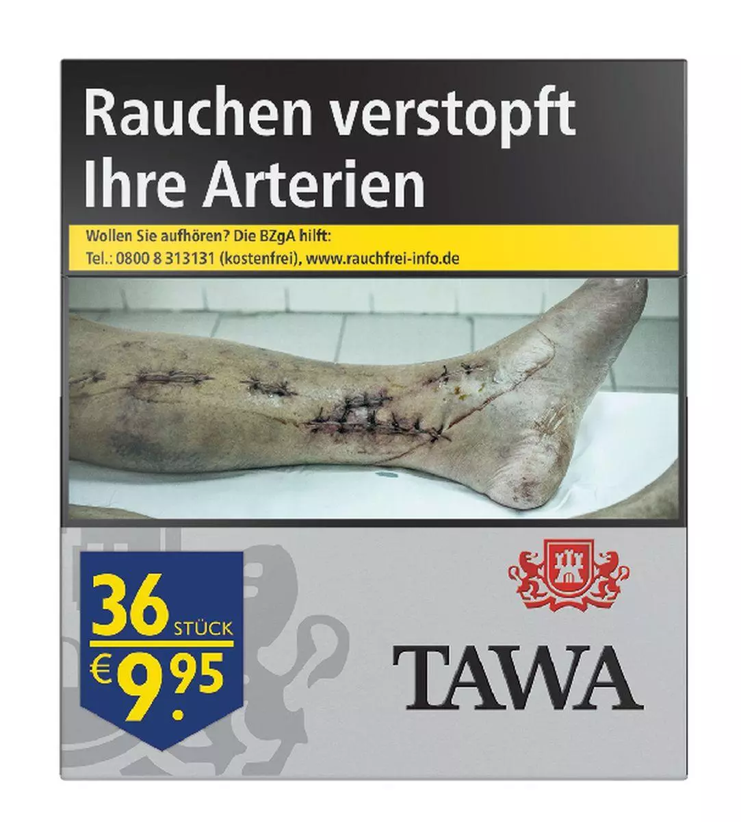 Tawa Silver BP 4XL 8 x 35 Zigaretten