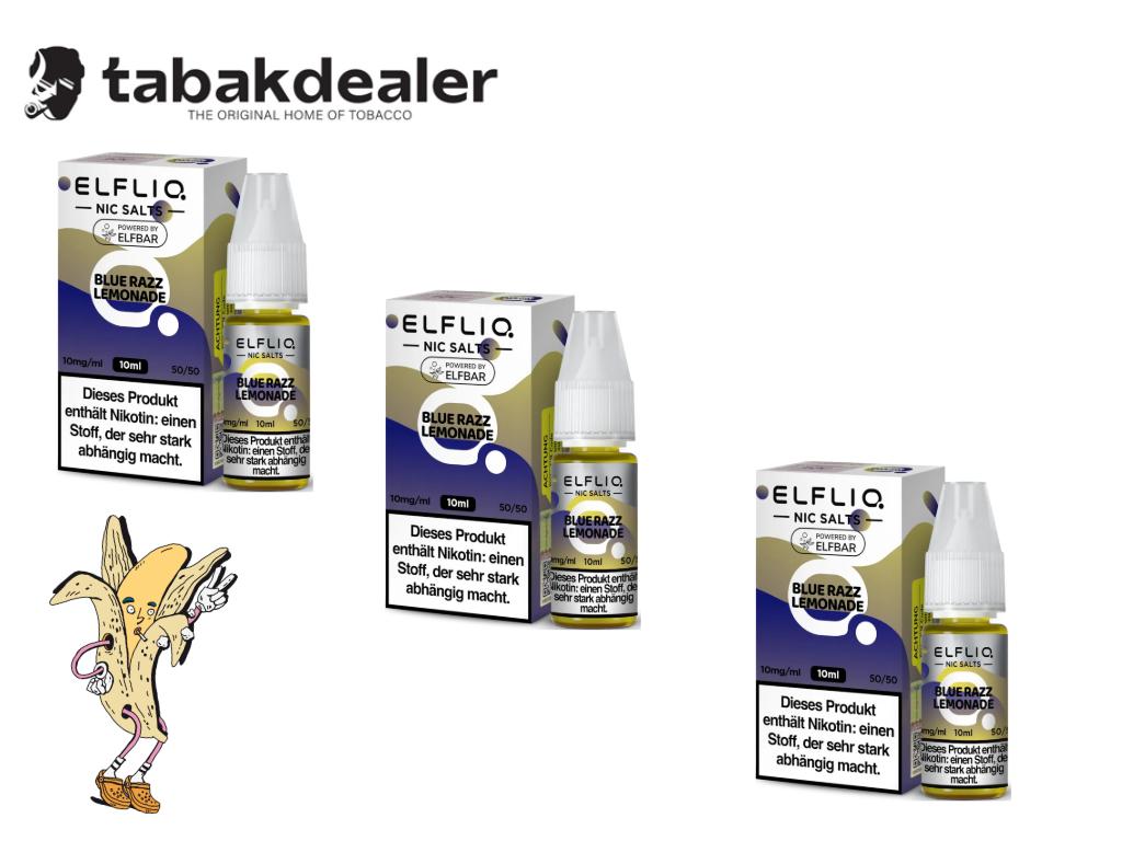ELFLIQ Blue Razz Lemonade 10mg/ml 3er 3 x 1 Stück