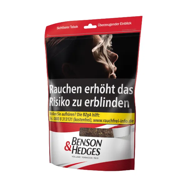 Benson & Hedges Volumentabak Red Zip Bag 1 x 135g Tabak