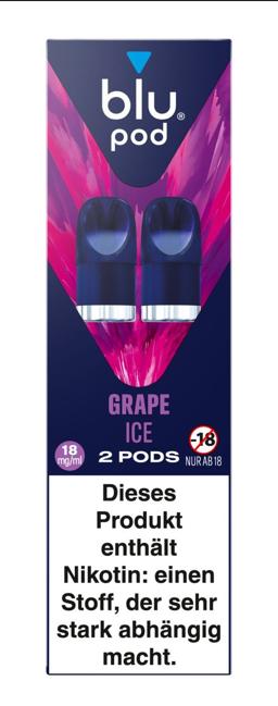 blu Pod Grape Ice 18mg/ml