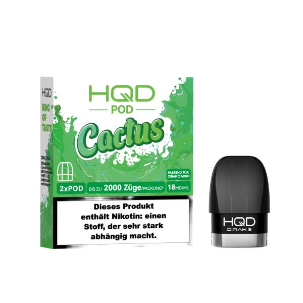 HQD Cirak 2 Pod Cactus 18mg/ml Nikotin