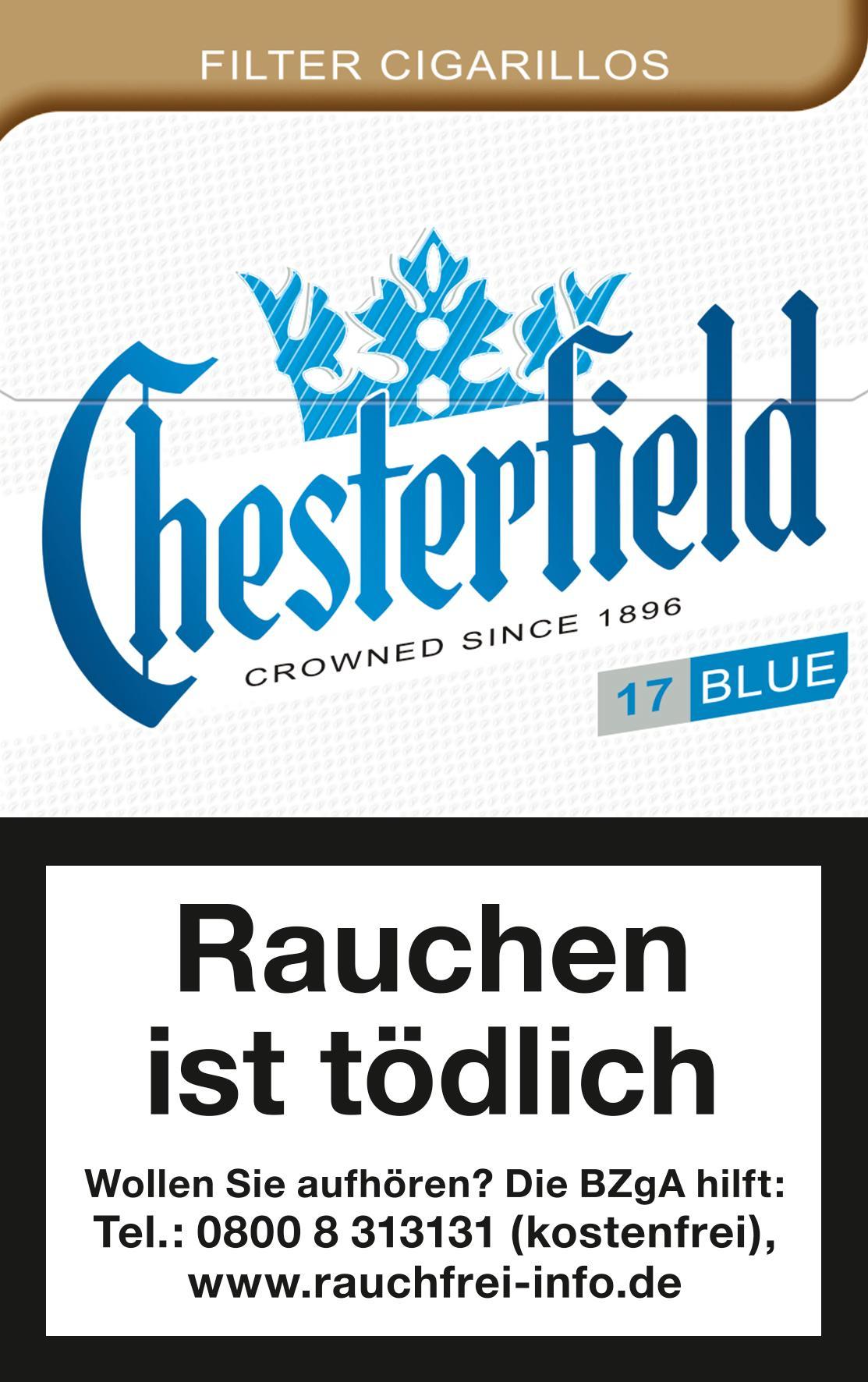 Chesterfield Blue KS Cigarillos 10 x 17 Stück 10 x 17 St