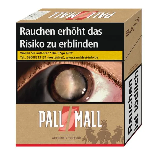 Pall Mall Authentic Red Xtra 8 x 35 Zigaretten