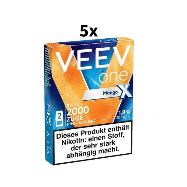 5x VEEV One Pod Mango Extra 5x VEEV One Pod Mango Extra