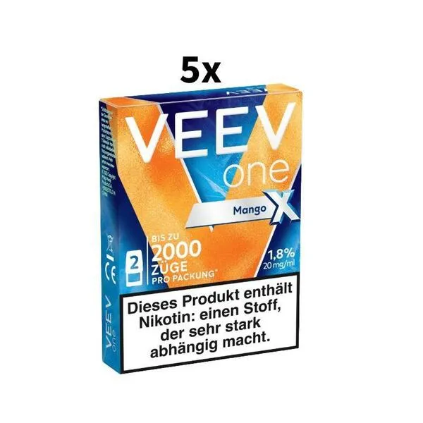 5x VEEV One Pod Mango Extra