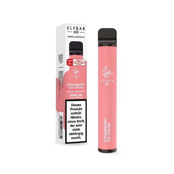 Elf Bar 600 Strawberry Ice E-Shisha 20mg/ml Nikotin
