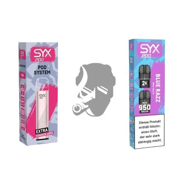 SYX Pod Pink + Cartridge Blue Razz