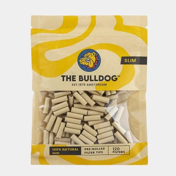 Bulldog Papier Prerolled Tips Slim 6mm