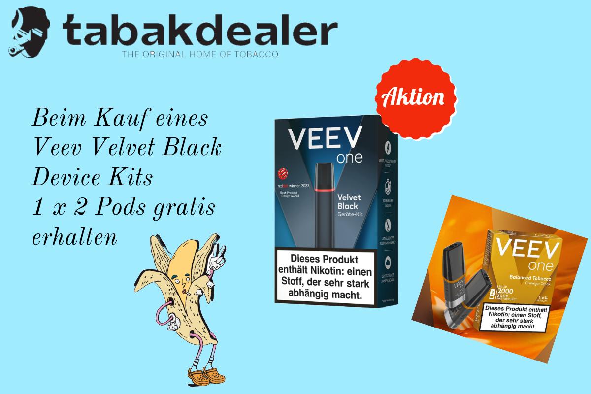 Veev Kit Black + 1 VEEV One Pod Balanced Tobacco 20mg/ml