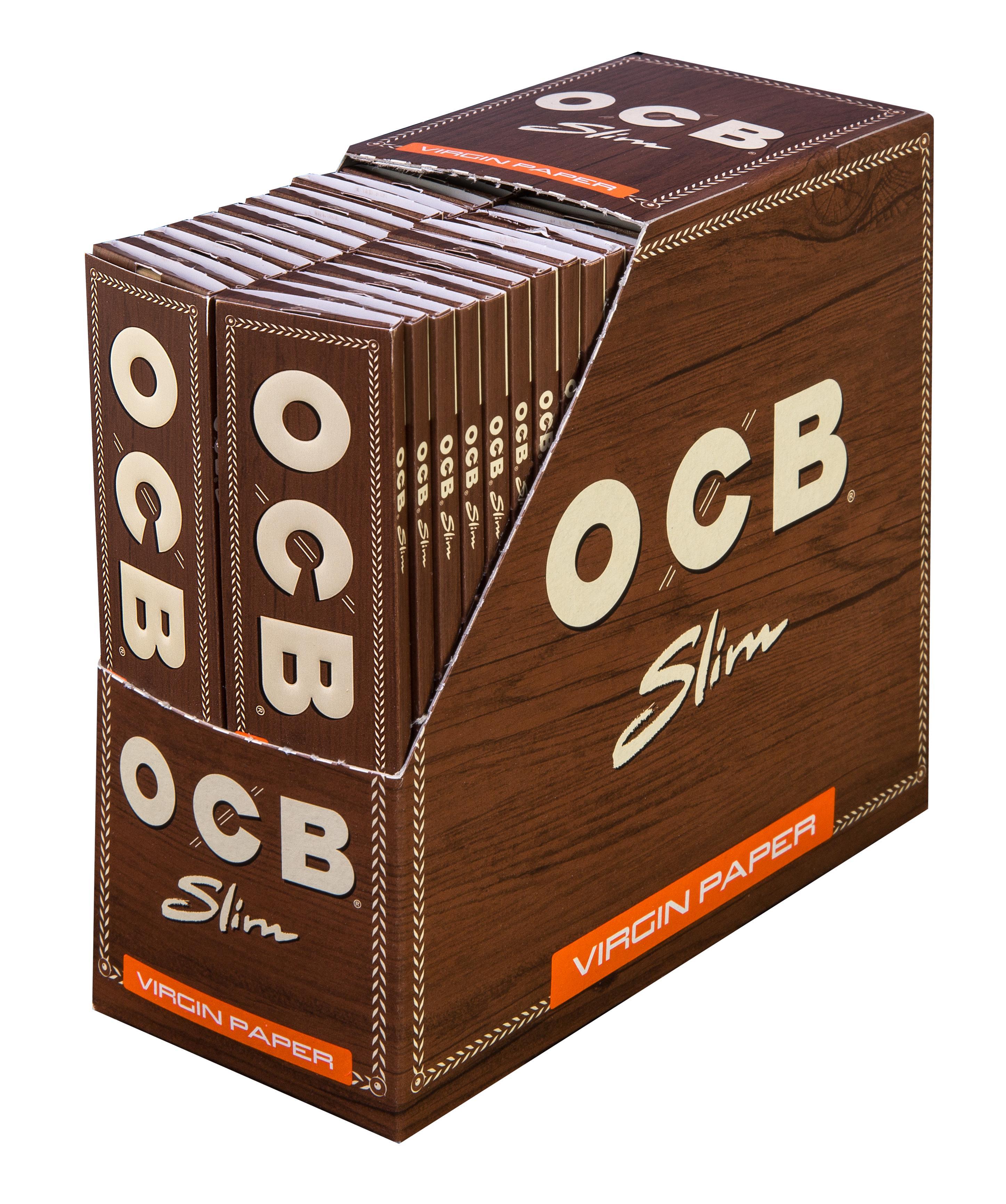 OCB Unbleached Slim Virgin Paper 50 x 32 Blättchen OCB Unbleached Slim Virgin Paper 50 x 32 Blättchen
