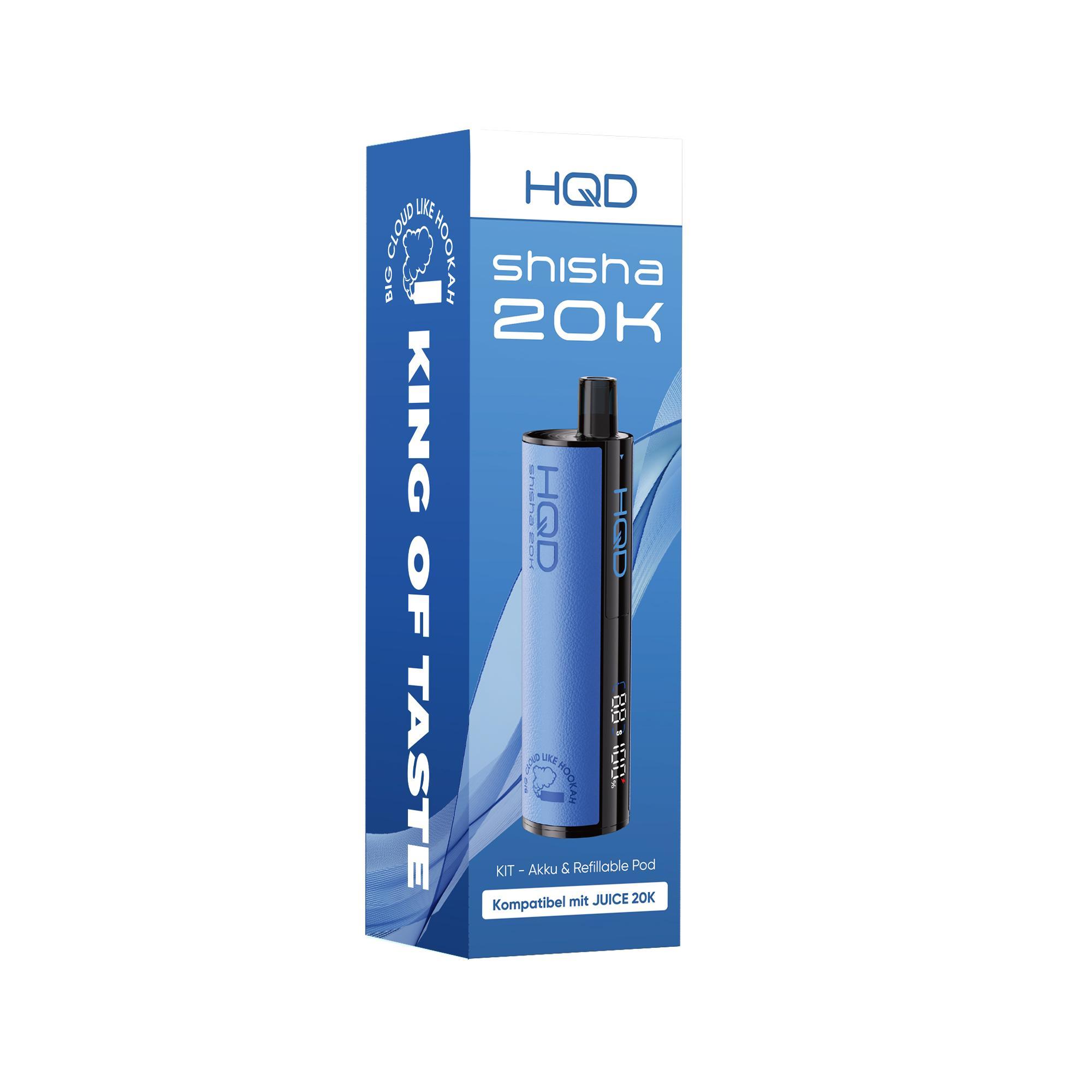 HQD Shisha 20K Kit Blau
