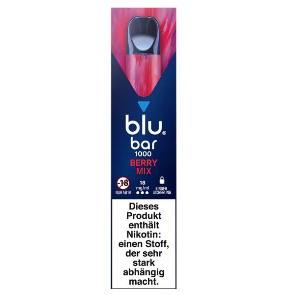 blu bar Berry Mix E-Shisha 18mg/ml Nikotin