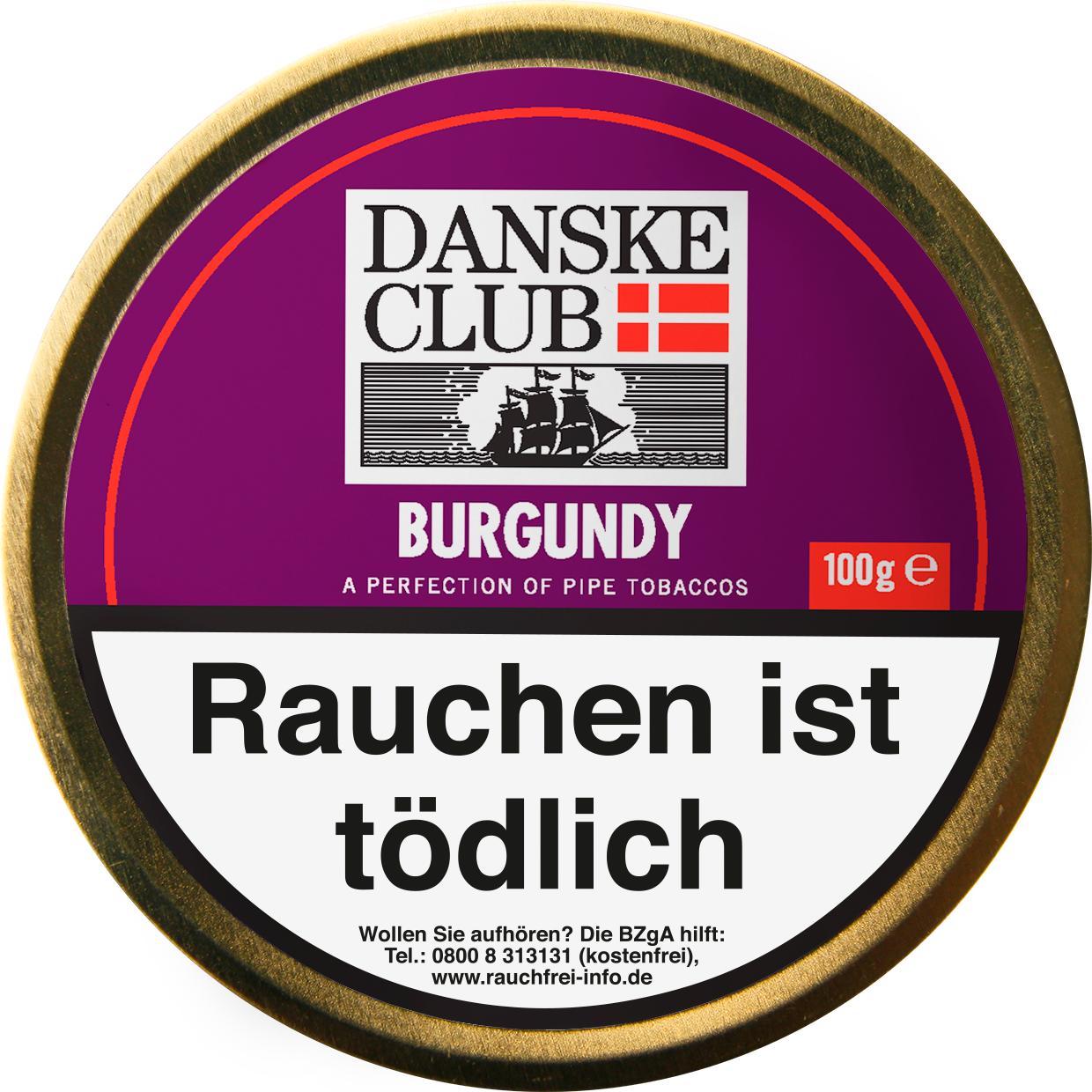Danske Club Burgundy 1 x 100g Pfeifentabak 100g