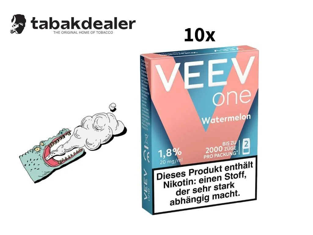 10x Veev One Pod Watermelon