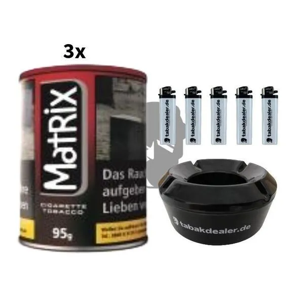3x Matrix Red Tobacco 90g