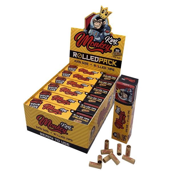 Monkey King KS Slim + Pre Ro Tips 1 x 32 Tips Monkey King KS Slim + Pre Ro Tips 1 x 32 Tips