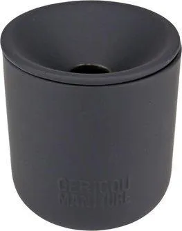 Stickbecher German Couture Keramik schwarz 1 Stück