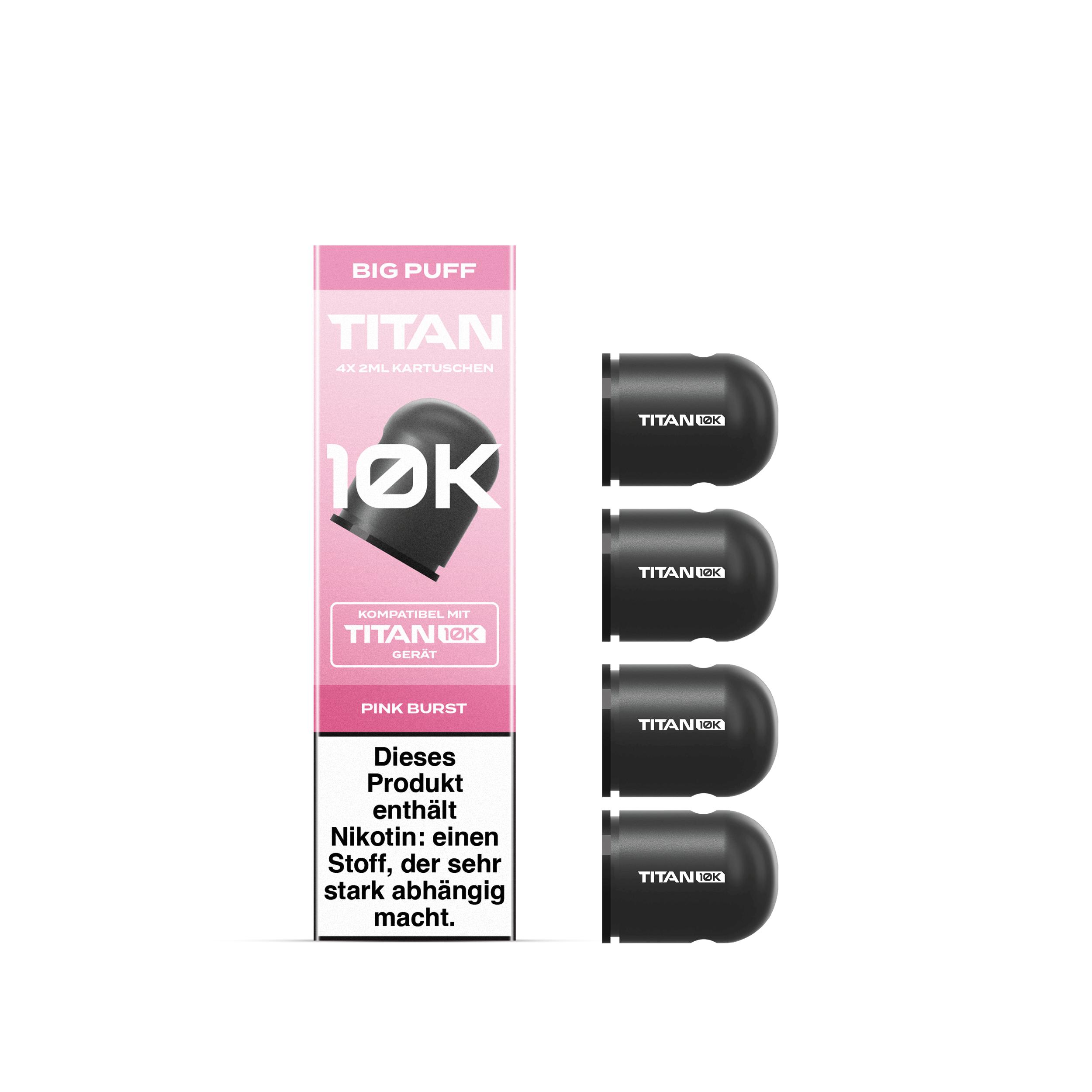 Titan 4 x 2ml Caps Pink Burst 20mg