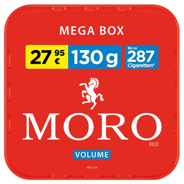 Moro Rot Volumentabak Mega Box 1 x 130g Tabak
