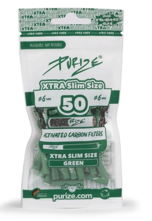 Purize Aktivkohlefilter XTRA Slim 50er grün