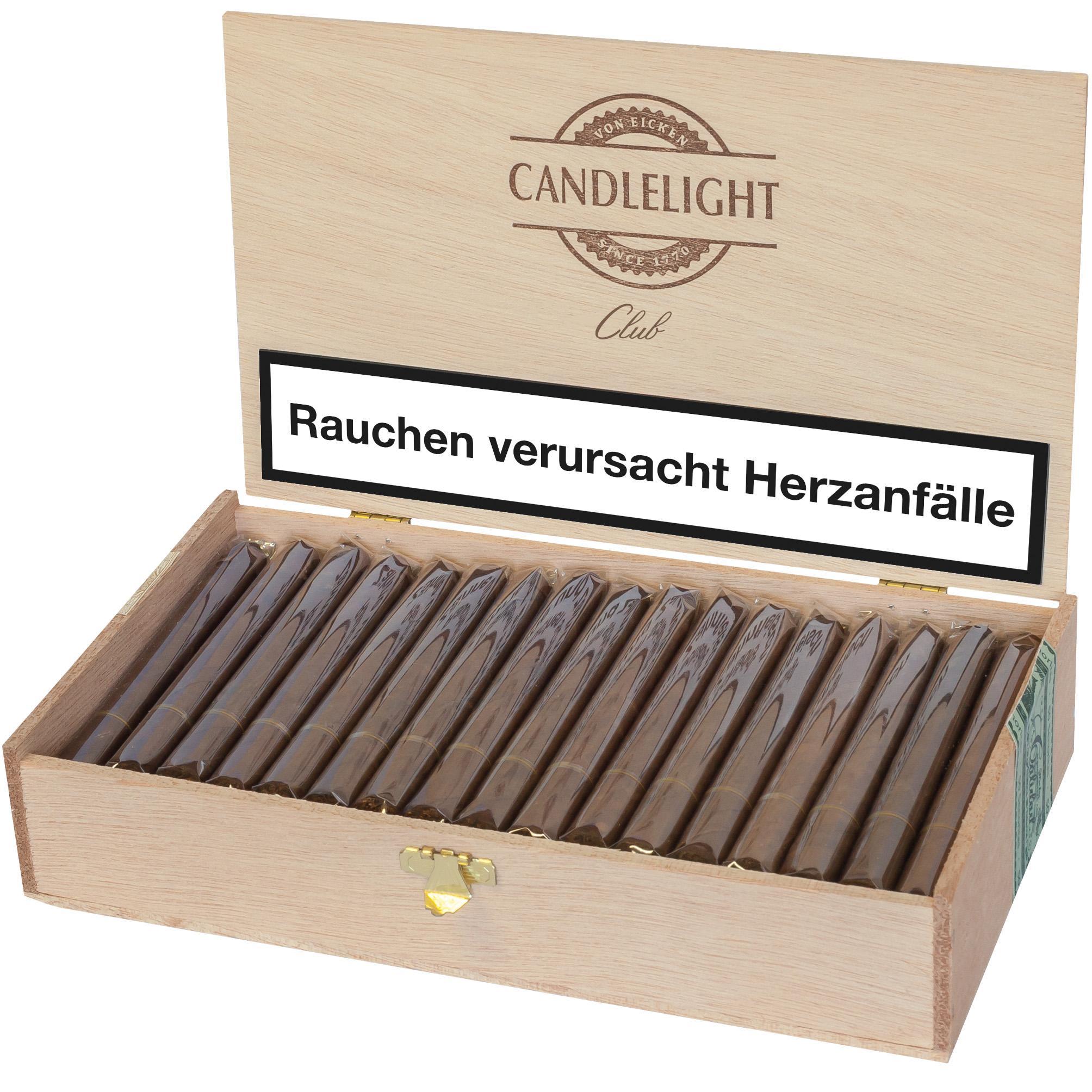 Candlelight Senoritas Club Brasil Zigarren Holzkiste 1 x 50 Zigarren